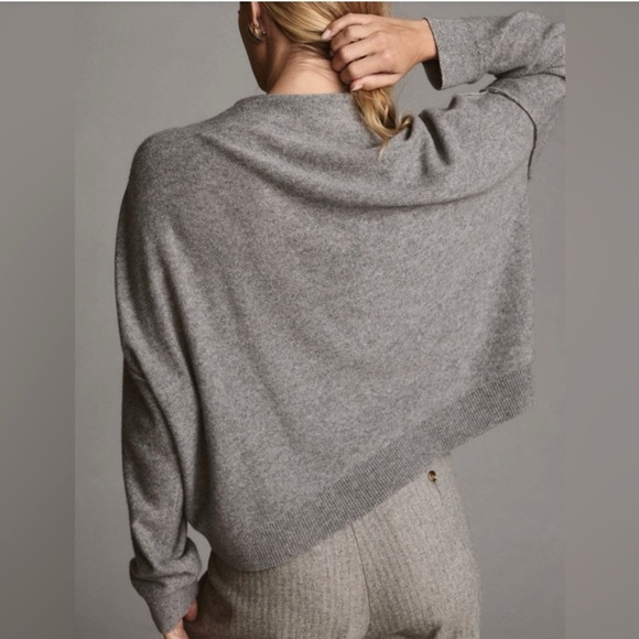 Pilcro Alani 100% Cashmere Mock Neck Sweater - Picture 2 of 2